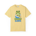 Ribbit and Ride Tee | Cute Surfing Frog Shirt | Funny Frog Surf T-Shirt | Comfort Colors Butter