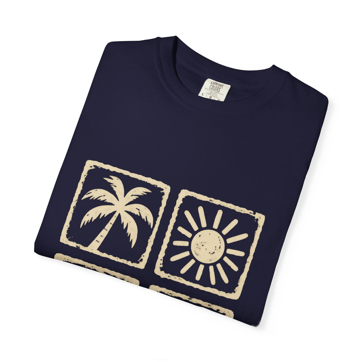 Good Days Stamp Shirt | Mini Beach Badges Tee | Comfort Colors T-Shirt