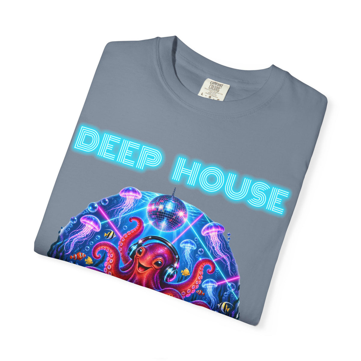 Octopus DJ Shirt | Deep House Rave Bootleg Tee | Comfort Colors T-Shirt