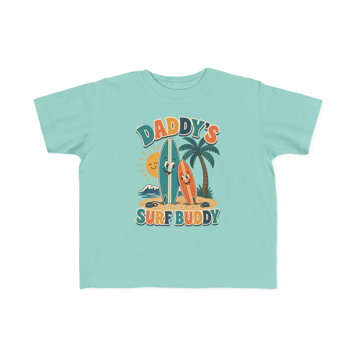 Daddy's Surf Buddy Kids Tee | Daddy Surf Buddy Shirt | Toddler Beach T-Shirt | Surf Kid Gift