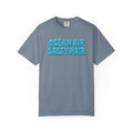 Ocean Air Salty Hair Tee | Puffy Retro Beach T-Shirt | Summer Beach Girl Shirt | Comfort Colors White