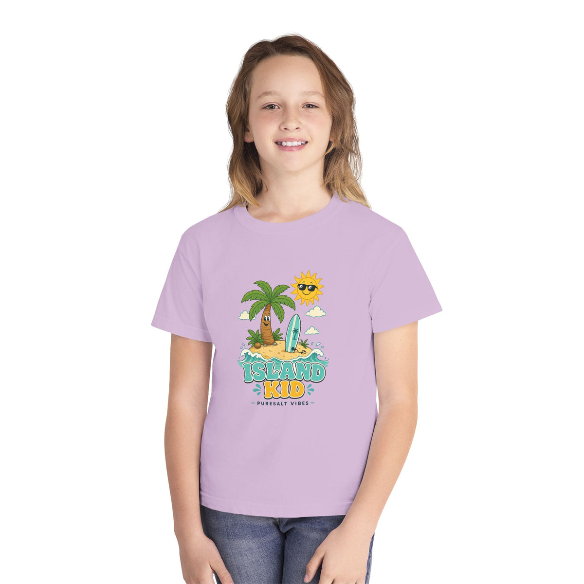 Island Kid Kids Tee | Island Kid Shirt | Youth Beach T-Shirt | Surf Kid Gift