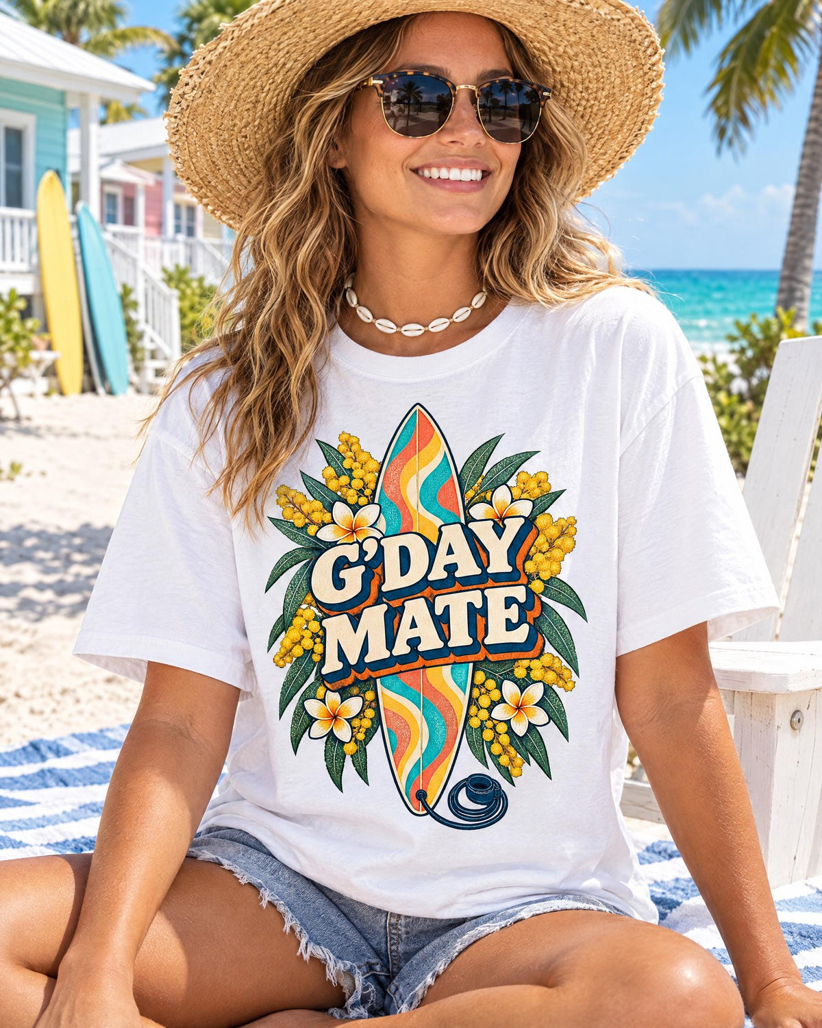 G'Day Mate tee lifestyle photo