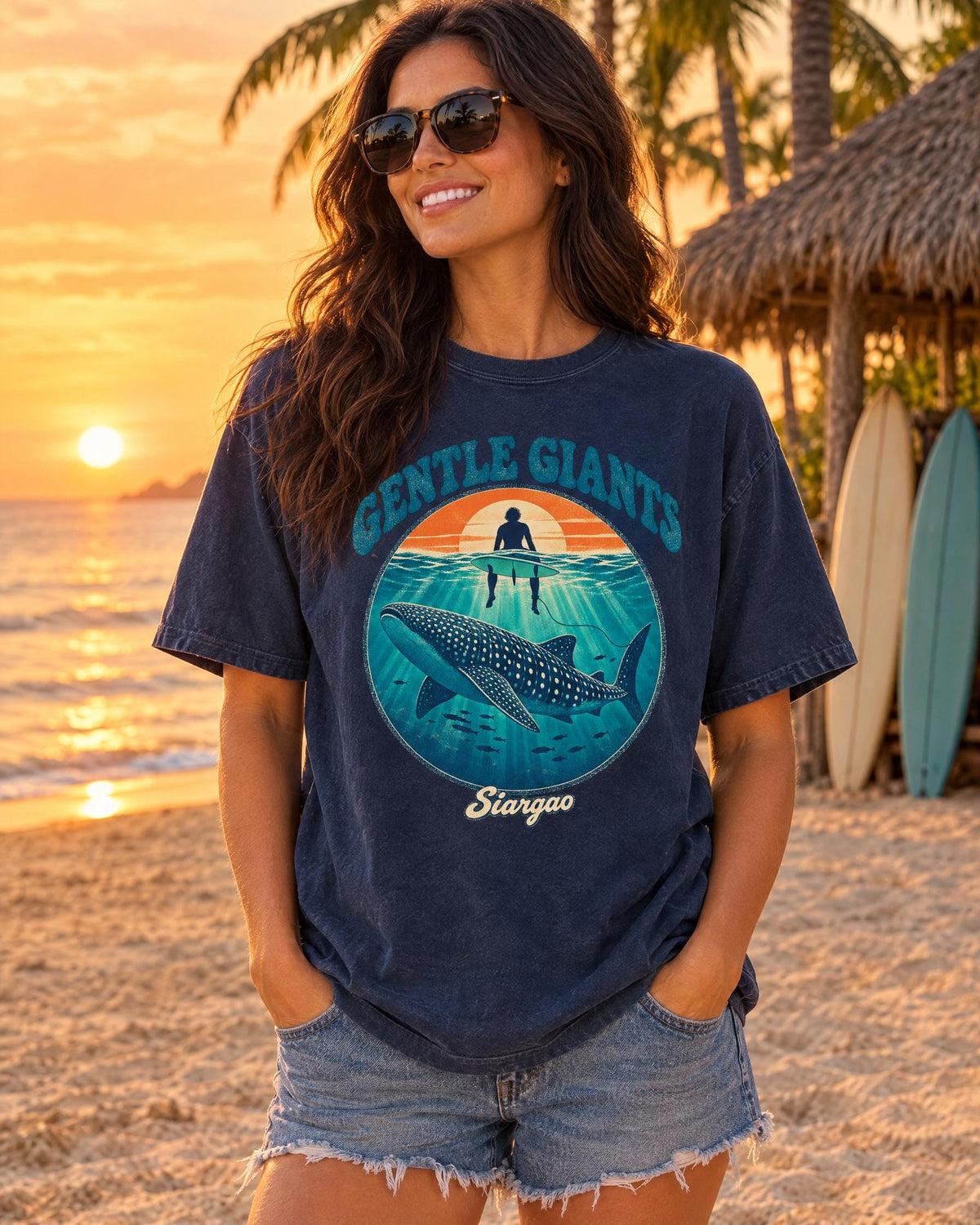 Gentle Giants Whale Shark tee lifestyle photo