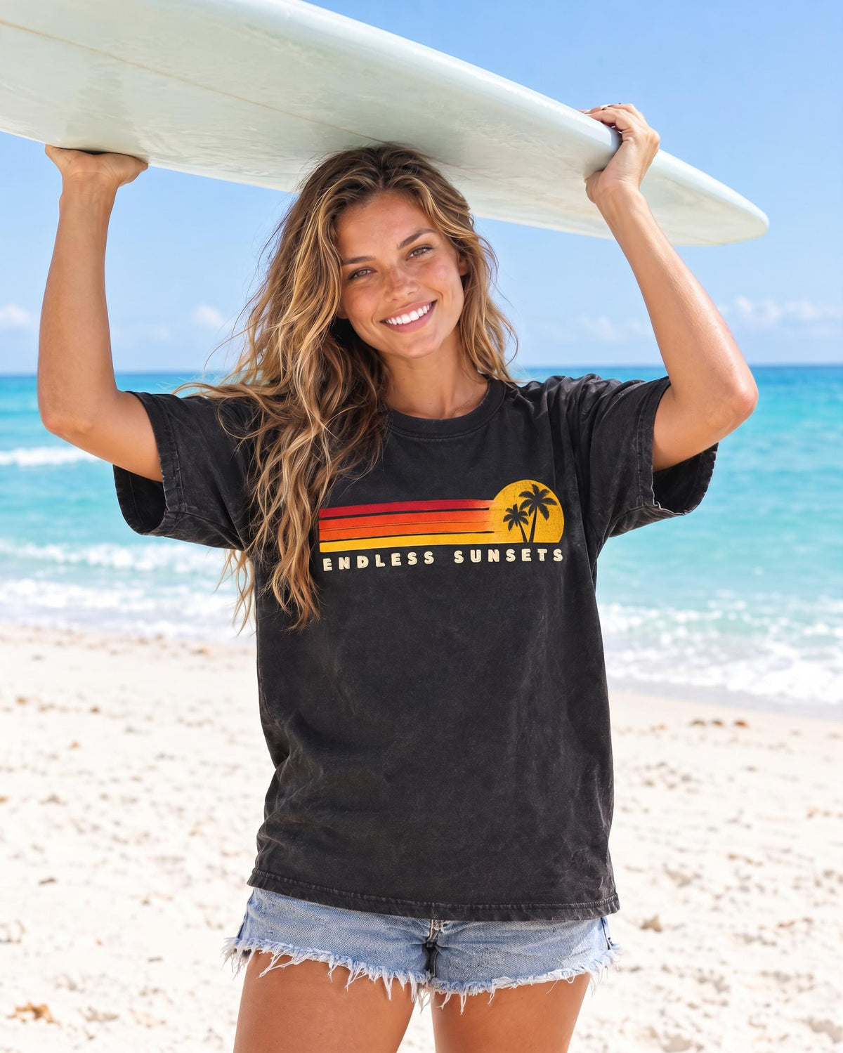Endless Sunsets tee lifestyle photo