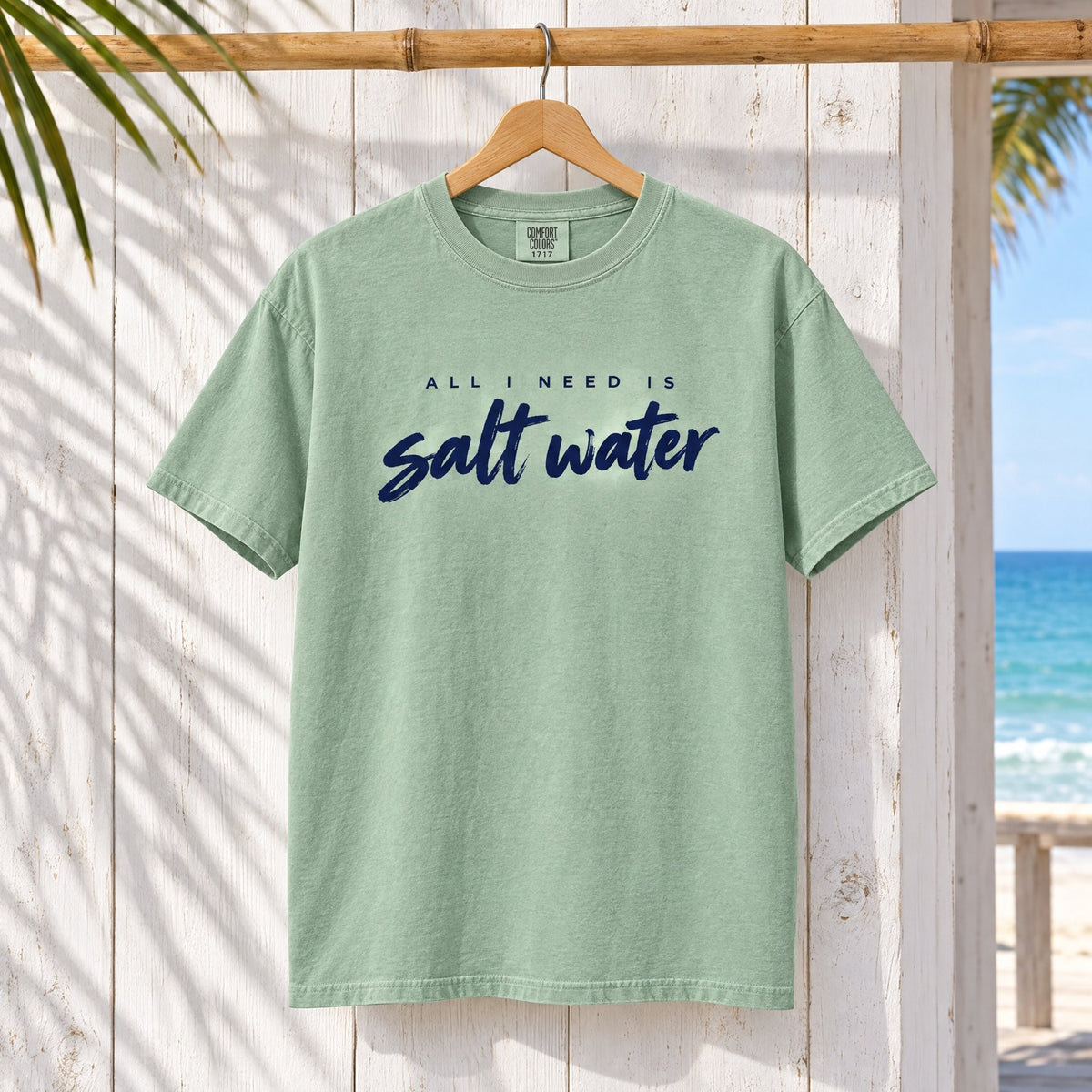 Salt Water Tee tee mockup 3