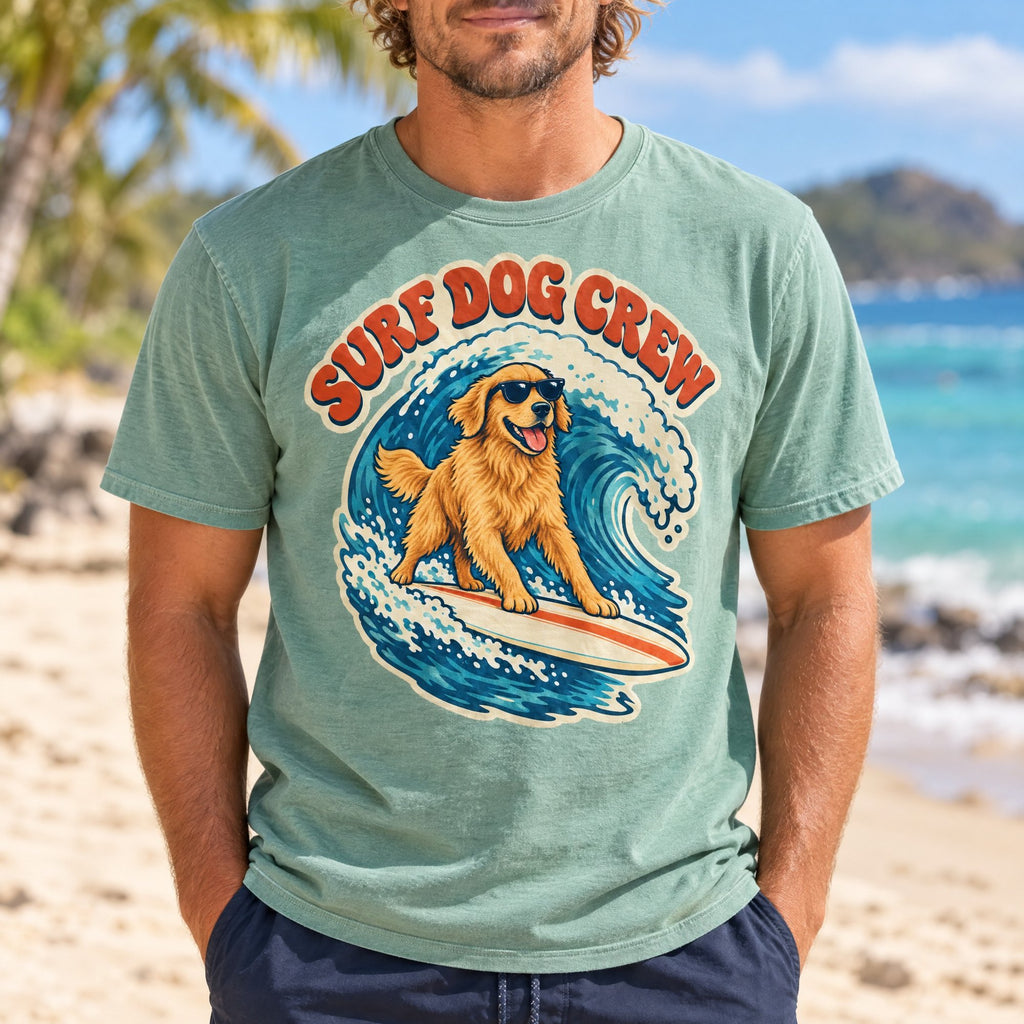 Surf Dog Crew Tee tee mockup 1