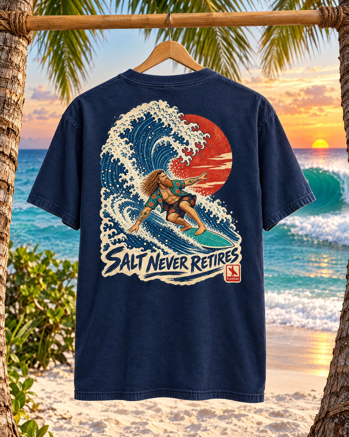 Surf T-Shirt tee mockup 3