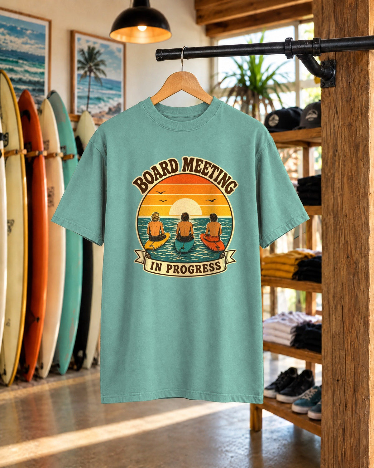 Board Meeting In Progress Tee tee mockup 1