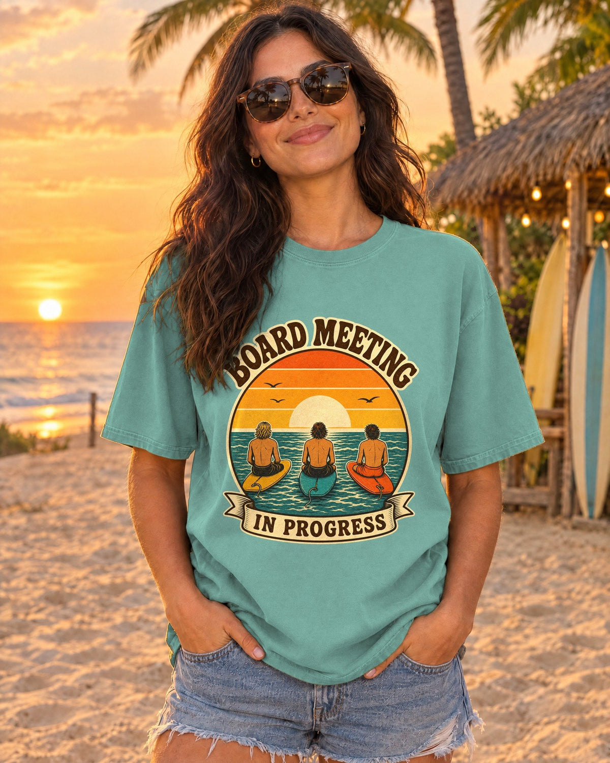 Board Meeting In Progress Tee tee mockup 2