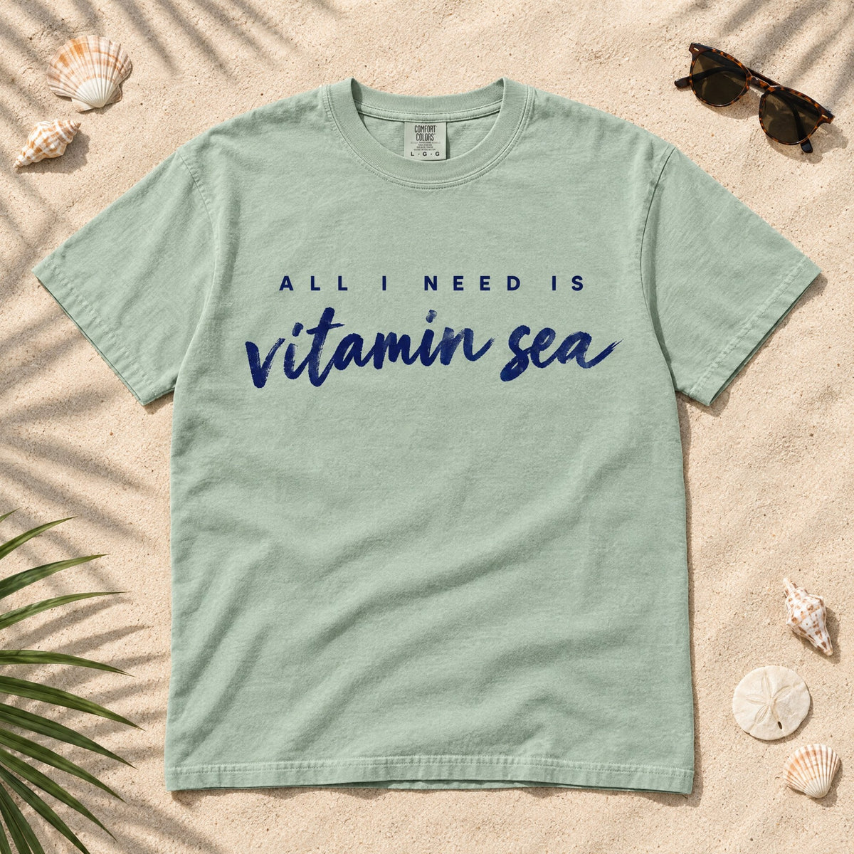 Vitamin Sea T-Shirt tee mockup 1